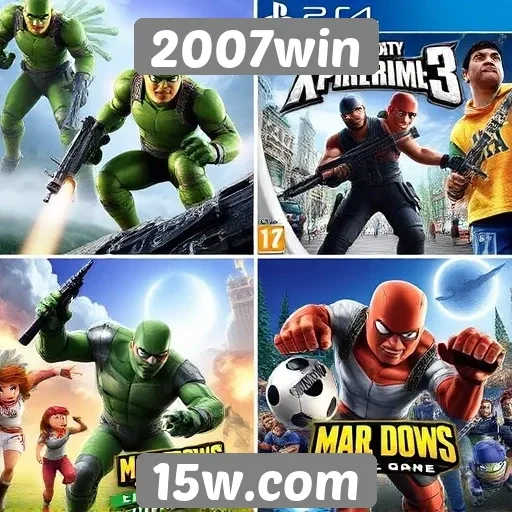 Jogos mais populares disponíveis no 2007win